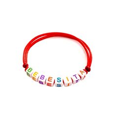 cadeau pour elle message damour Bracelet pr/énom ou message personnalis/é cadeau personnalis/é message damiti/é
