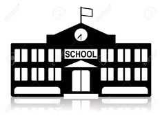 School Building In Black And White Royalty Free Cliparts Vectors And Stock Illustration Image 2 in 2020 School building Black and white illustration Building images