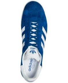 adidas Men\u0027s Gazelle Sport Pack Casual Sneakers from Finish Line - Blue 13