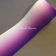 Blue and Pink Ombre 75mm 3/" 3 inch SMOOTH Ribbon per meter