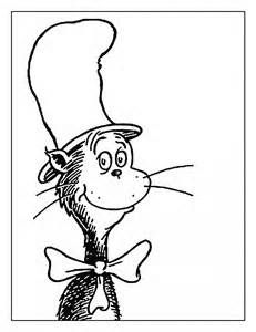 Dr Seuss Printable Coloring Pages Cat In The Hat Green Eggs And Ham