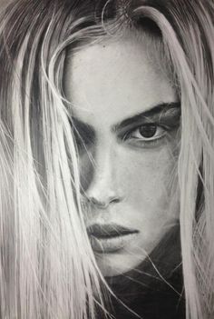 realistic drawings - female faces - drawing faces | female faces
