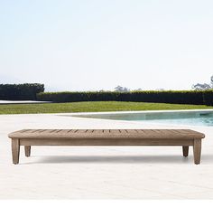 french beam weathered concrete & teak coffee table | m s d - b french beam weathered concrete & teak coffee table | m s d - b