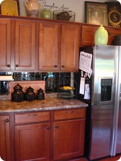 Kitchen Cabinets Decor decorating above the kitchen cabinets with wood block letters Kitchen Cabinets Decor decorating above the kitchen cabinets with wood block letters