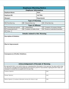 19 best employee forms images business ideas business planning staff write up forms