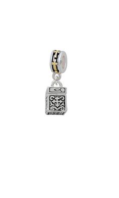 Sterling Silver 3-D CZ Ribboned Diploma w/Lobster Clasp Charm Sterling Silver 3-D CZ Ribboned Diploma w/Lobster Clasp Charm