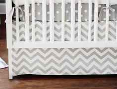 15 Best Grey Chevron Baby Bedding Sets Images On Pinterest Crib New Arrivals Zig Zag 2 Piece Baby Crib Bedding Set Grey Http