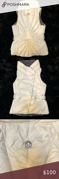 SPLENDID Off White Sleeveless Reversible SHERPA VEST NEWBORN SIZE SALE NWT