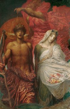 24/' CANVAS George Frederic Watts Endymion