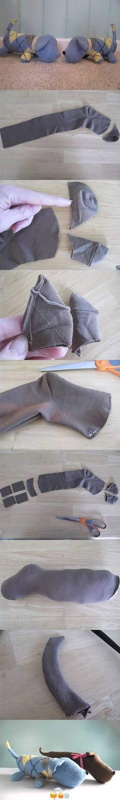 argyle sock dogs, so cute