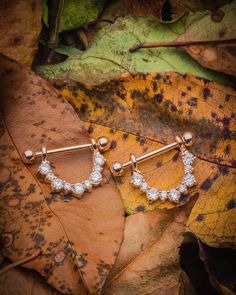 Body Vibe Pot Leaf Forward Facing 14g 1//2 Nipple Bars Ring Barbells Sold as a Pair