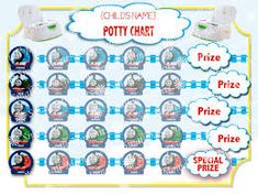 reward chart for potty training