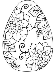 Zendoodle Easter Egg Coloring Pages | Easter, Egg and Zentangle Zendoodle Easter Egg Coloring Pages | Easter, Egg and Zentangle