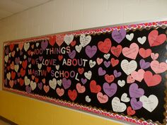 writing bulletin board idea black