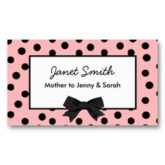 20 best polka dot business cards images polka dot polka dots dots polka dots business cards