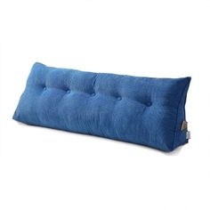 WOWMAX Large Bolster Triangular Wedge and Body Positioners Support Reading Backrest Pillow for Mothers Day Headboard for Day Bed Bunk Bed with Removable Cover Coffee Browm California King