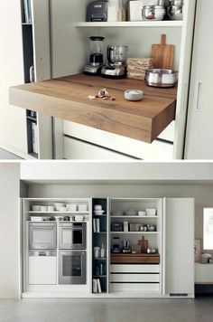 Compact Kitchen Design Ideas Best A Microkitchen On Wheels That Folds Up Like An Armoire When You Design Decoration Compact Kitchen Design Ideas Captivating A Microkitchen On Wheels That Folds Up Like An Armoire When You Design Ideas