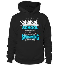 Education is Important But Swimming is Importanter Men/'s Hoodie Sweatshirt