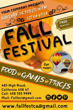 53 best fall autumn flyers images end of summer promotion free fall festival flyers templates