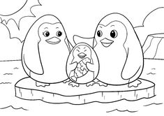 16 Pinguine Ausmalbilder-Ideen | Ausmalbilder, Ausmalen, Pinguine