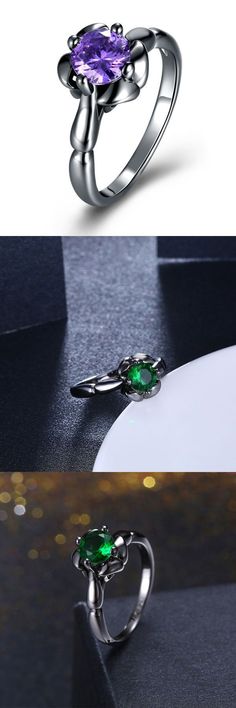 8 88 Rings At Pcs Retro Silver Color Moon Sun Crown 0 Rings Inalis Flower Shiny Zircon Women 8217 S Finger Ring Whole For