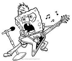 spongebob waer glasses coloring page spongebob coloring page pinterest glass and patterns