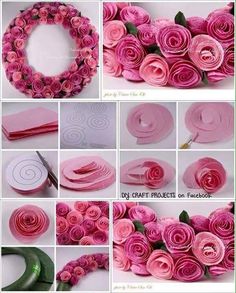 DIY Felt Rose Wreath Diy Craft Crafts Home Decor Easy Ideas Crafty Decorations How To Tutorials Wreaths DIY Felt Rose Wreath Diy Craft Crafts Home Decor Easy Ideas Crafty Decorations How To Tutorials Wreaths
