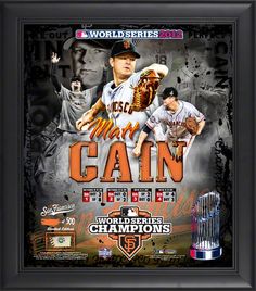 41 Best Baseball Posters Collages Images Sports Pictures Matt Cain San Francisco Giants 2017 World Series Framed Collage With Used Baseball L Of 500