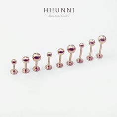 Titan piercing Herradura de Plata con encajes ~ 19 tamaños para tabique-narices labio