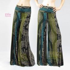RTYou Womens High Waist Long Palazzo Bell Bottom Yoga Pants Comfy Wide Leg Flare Palazzo Wide Leg Pants