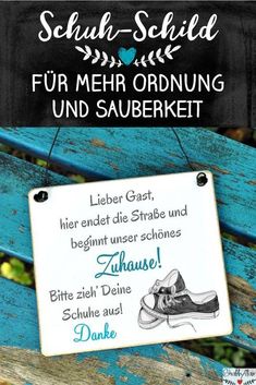 Buntes Shabby Chic Vintage Schild Hier wohnt ein Prinzessin Schuhe Dekoschild Tü