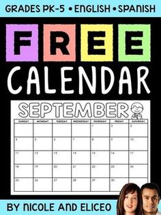 editable monthly calendar for teachers