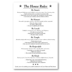 59 Best Kids House Rules Images Activities For House Rules Good For Older Kids Also Http Discipline About