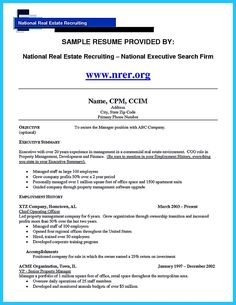 resume for manager