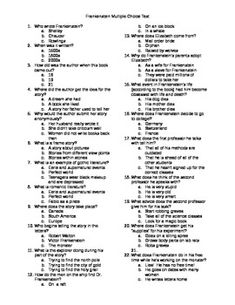 frankenstein essay questions