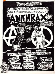 the exploited dr know at anthrax old punk rock and hardcore anthrax flyers