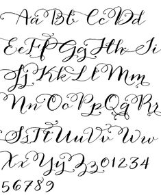 wedding calligraphy fonts