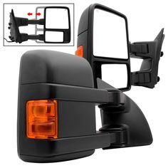 11-12 Grand Cherokee Power Heat Manual Fold Door Mirror Left Right Side SET PAIR