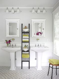 83 Best Pedestal Sink Storage Solutions Images On Pinterest Pedestal Sinks With External Storage Rather Than A Vanity Via My Design Ethos