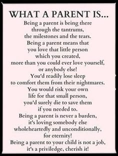 Quote about being a parent