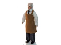 PORCELIAN TUXEDO FATHER DOLLHOUSE FURNITURE
