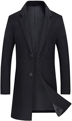 CBTLVSN Mens Winter Puffer Coat Casual Fur Collar Warm Outwear Jacket