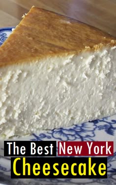 The Best New York Cheesecake Recipe | Easy Recipes