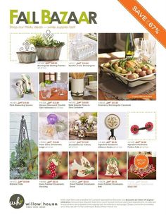 have you heard? Willow House is closing their home decor division ... have you heard? Willow House is closing their home decor division ...
