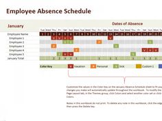 employee leave tracker excel