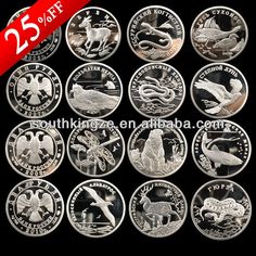 2010 1 Oz Silver RUSSIAN ST GEORGE PUTIN The Victorious Coin WITH 24K GOLD.