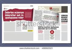 42 best tabloid design images journal design newspaper design newspaper spread template