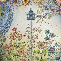 Secret Garden Double Page Find This Pin And More On Johanna Basford Colouring Books