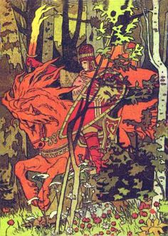 Prince Ivan Reads Warning Bilibin Fine Art Folk Print