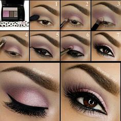 Tendance Maquillage Yeux 2017 / 2018 \u2013 Maquillage pour les yeux Light purple pink smokey eye